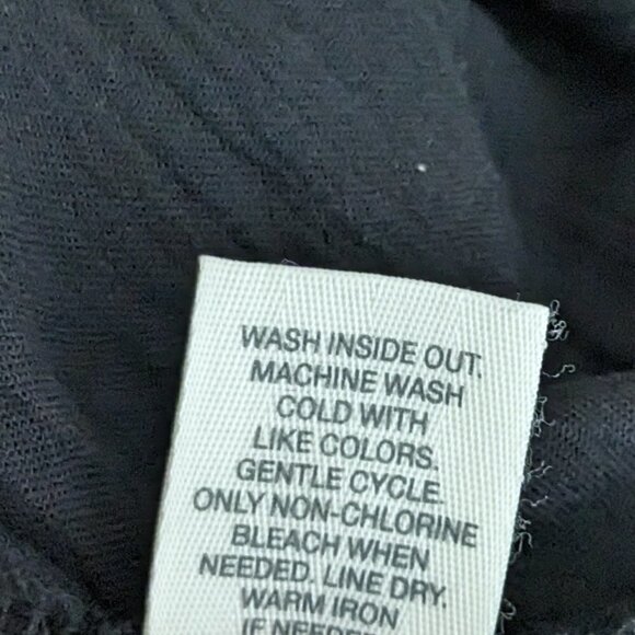 Women's "MUDD" Short Black Chiffon Pull-On Romper; 3/4 Sleeves; Size S - Picture 7 of 7